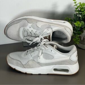 Nike White and Gray Women's Sneakers